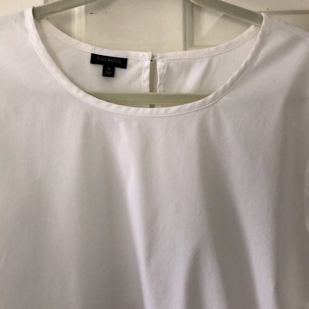 Talbots white blouse - Picture 2 of 7